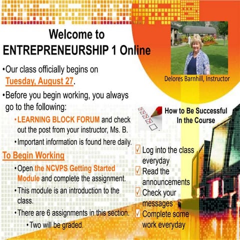 Welcome Presentation Fall 2013 