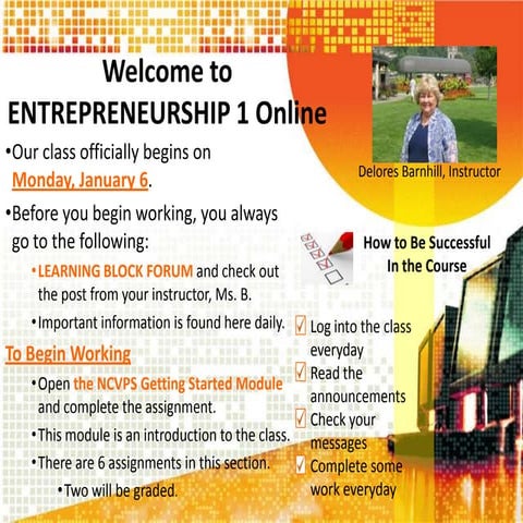 Welcome presentation spring 2014