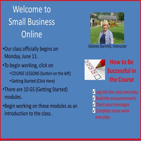 NCVPS Welcome to Small Business Online