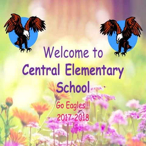 Welcome to Central Web PP May 2018