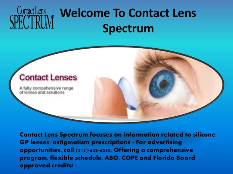 to contact lens spectrum