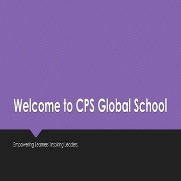 CPS Global Shaping Global Leaders of Tomorrow.pptx