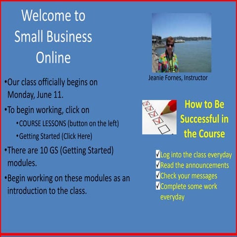 Welcome to entrepreneurship 1