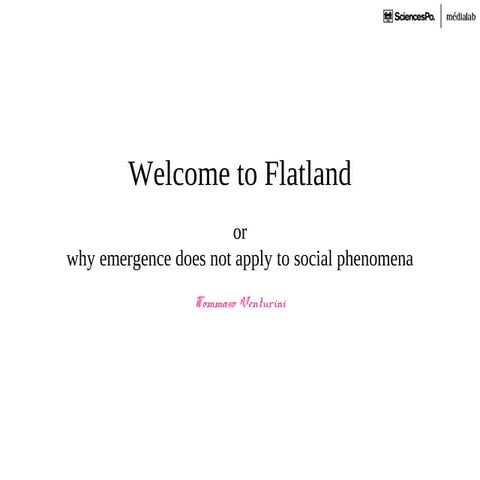 Welcome to Flatland