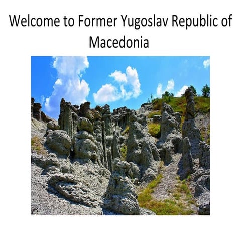 Welcome to former yugoslav republic of macedonia