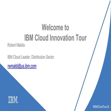 Welcome to Hybrid Cloud Innovation Tour 2016