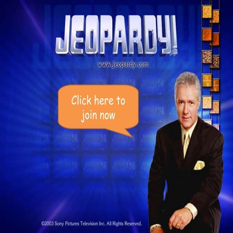 Welcome to _jeopardy