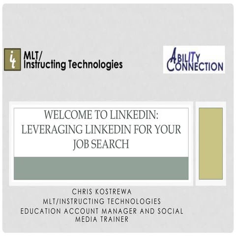 Welcome To LinkedIn 101