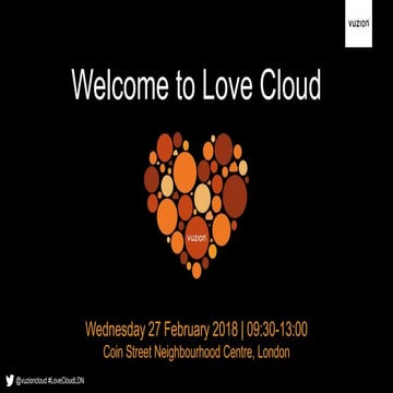 Welcome to Love Cloud London | 27th February 2018