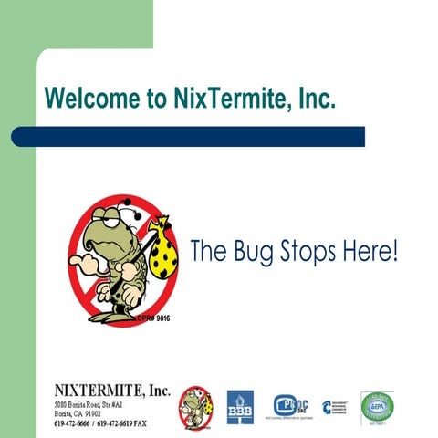 Termite inspection portal - terminix | PDF