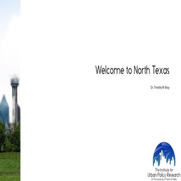 Welcome to North Texas