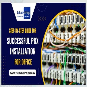 Step-by-Step Guide: How to Plan a Successful PBX Installation for Your Office