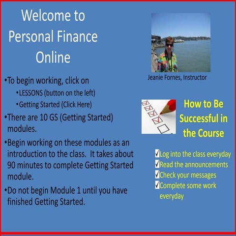 Welcome to Personal Finance