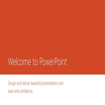 Welcome to power point