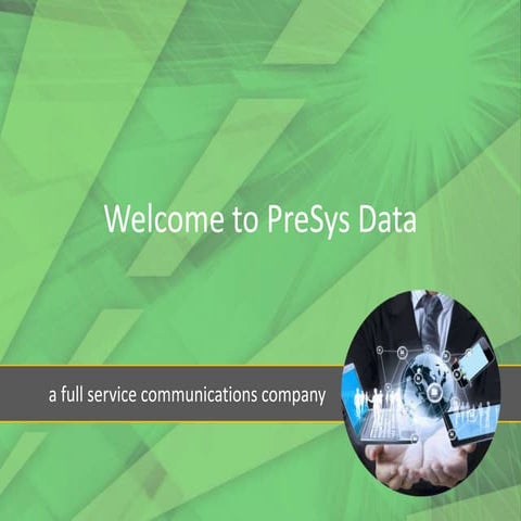 Welcome to PreSys Data