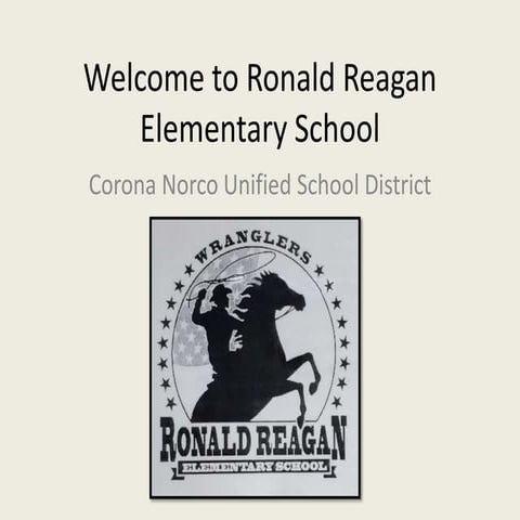 Welcome to Ronald Reagan Elementary School