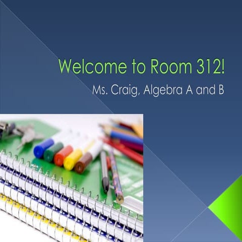 Welcome to Room 312!