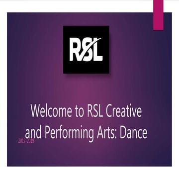 Welcome to rsl dance