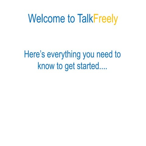 Talkfreely 1 slide test | PPTX