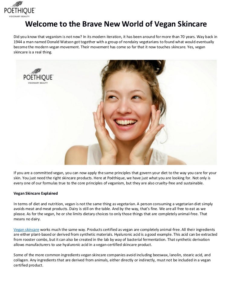 vegan sustainable skincare