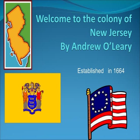Welcome to the colony of new jersey