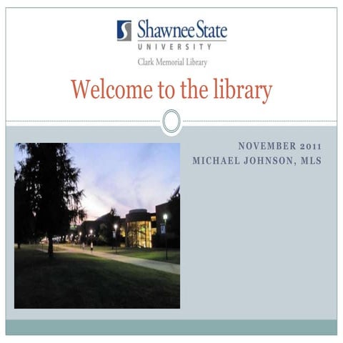 Lone Star College-Tomball Community Library | PPT