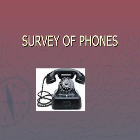 Welcome To The World Of Phones