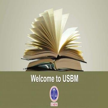 Welcome to USBM
