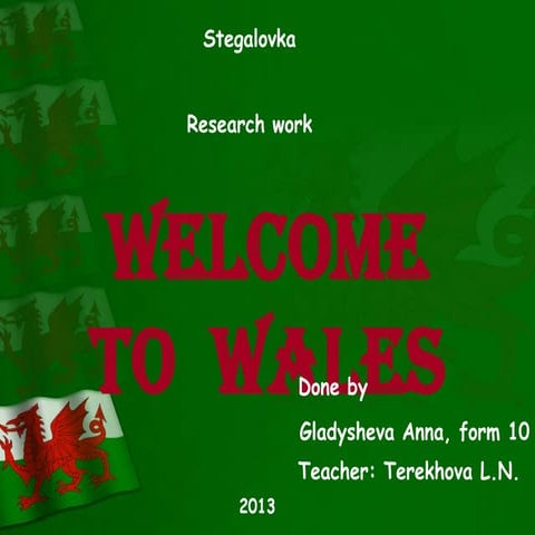 Welcome to wales