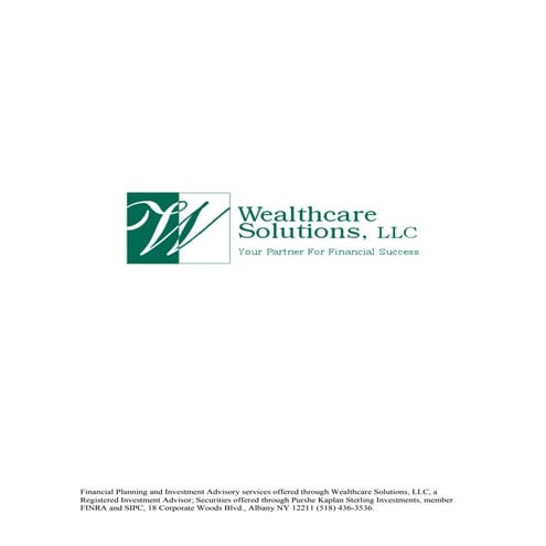 Welcome To Wealthcare Solutions, Llc