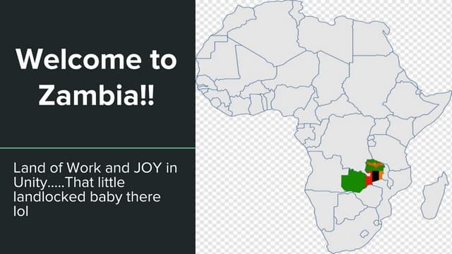 A presentation of Zambia. Visit zambia ! | PPT