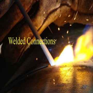 welded connections types and fillet weld design