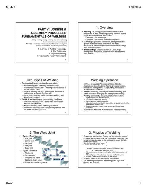 Manufacturing science, mechanical engineering. Welding process