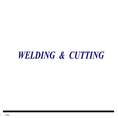 Welding and Cutting. Fire and explosion with wilding