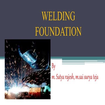 WELDING FOUNDATION LEVEL