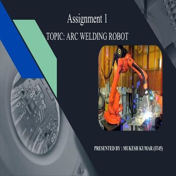 Weldingn Arm Robot Prototyping with one component(motor) presentation.pptx