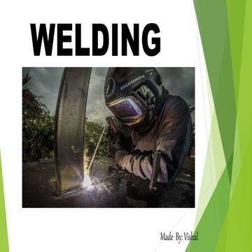 WELDING and its types for mechanical electrical