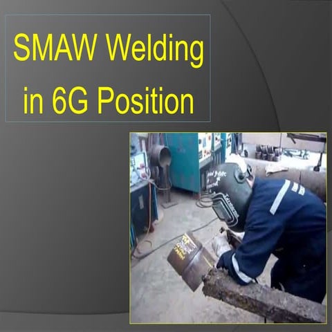 Weld Carbon Steel Pipe in 6G using SMAW