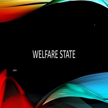 Welfare state