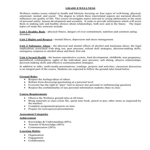 Well 8 course requirements (201415)