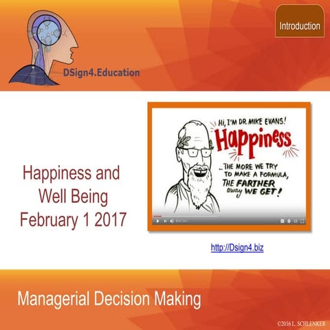 Happiness and Well-being