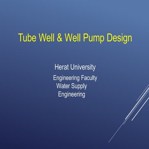 well and well pump submersible pumpDesign.pptx