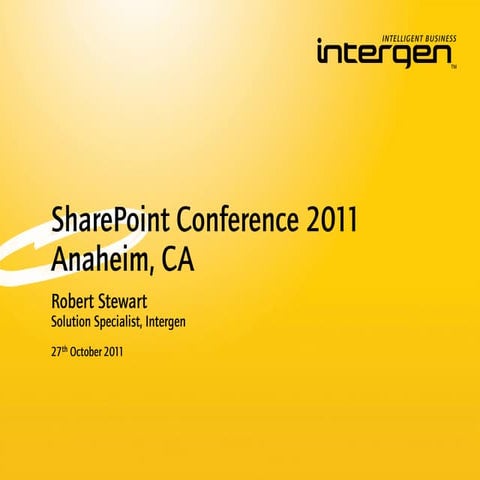Highlights from the SharePoint Conference 2011