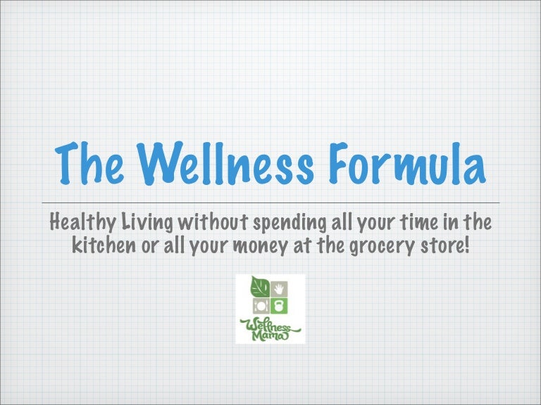 Wellness formula