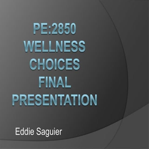 Wellness Presentation