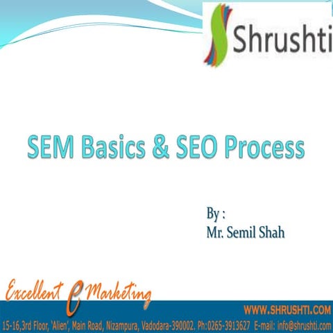    Introduction to SEO Process