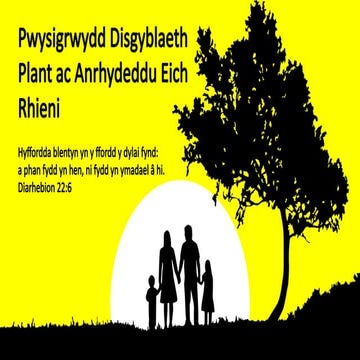 Welsh (Cymraeg) - The Importance of Child Discipline and Honoring Your ...