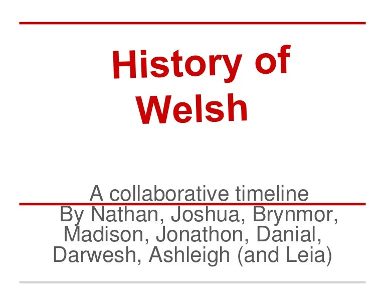 Welsh history