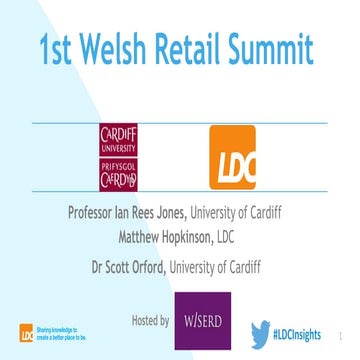 Welsh Retail Summit Presentation 2016