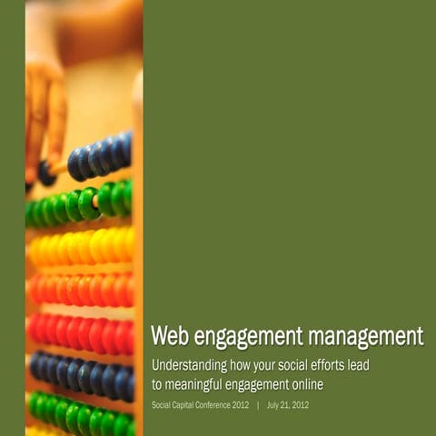 Understanding web engagement management (WEM) and your social media presence